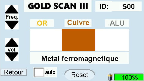 gpa 3000 display gold scan iii copper